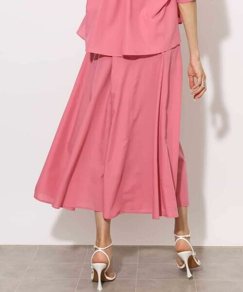 MICHEL KLEIN / ミッシェルクラン ロング・マキシ丈スカート | [セットアップ対応]フレンチリネンフフレアースカート | 詳細3