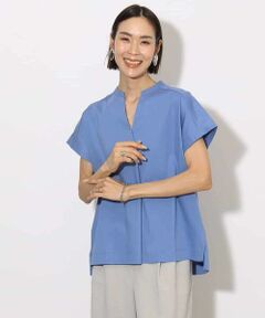 MICHEL KLEIN / ミッシェルクラン カットソー | [接触冷感]キーネックカットソー