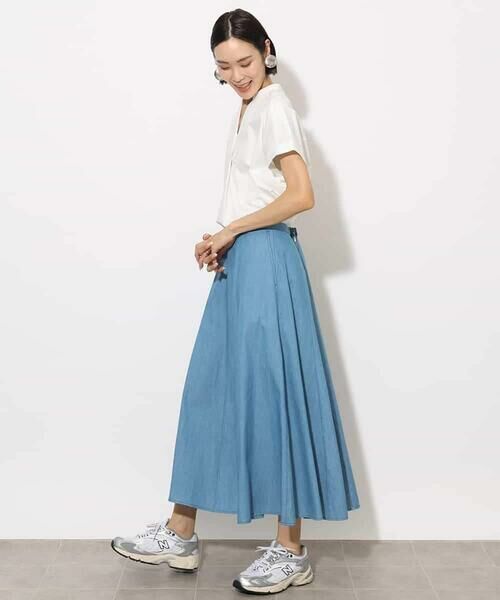 MICHEL KLEIN / ミッシェルクラン カットソー | [接触冷感]キーネックカットソー | 詳細13