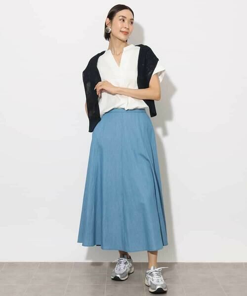 MICHEL KLEIN / ミッシェルクラン カットソー | [接触冷感]キーネックカットソー | 詳細14