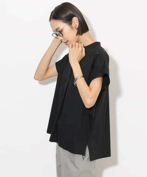 MICHEL KLEIN / ミッシェルクラン カットソー | [接触冷感]キーネックカットソー | 詳細17