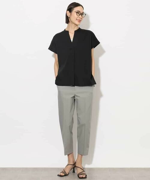 MICHEL KLEIN / ミッシェルクラン カットソー | [接触冷感]キーネックカットソー | 詳細18