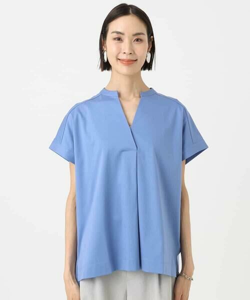 MICHEL KLEIN / ミッシェルクラン カットソー | [接触冷感]キーネックカットソー | 詳細21