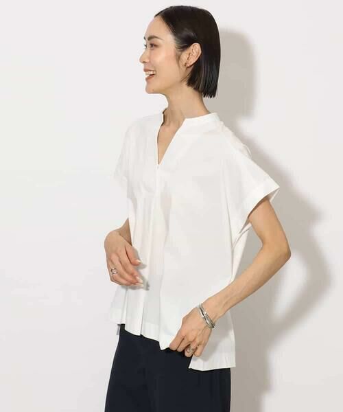 MICHEL KLEIN / ミッシェルクラン カットソー | [接触冷感]キーネックカットソー | 詳細7