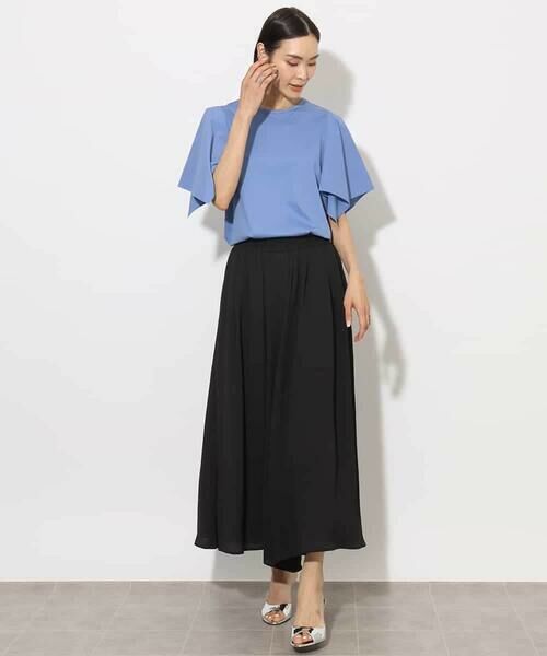 MICHEL KLEIN / ミッシェルクラン カットソー | [接触冷感]異素材スリーブカットソー | 詳細10