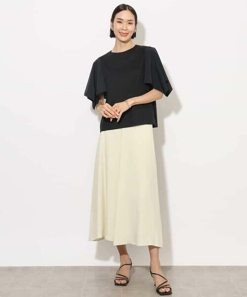 MICHEL KLEIN / ミッシェルクラン カットソー | [接触冷感]異素材スリーブカットソー | 詳細15