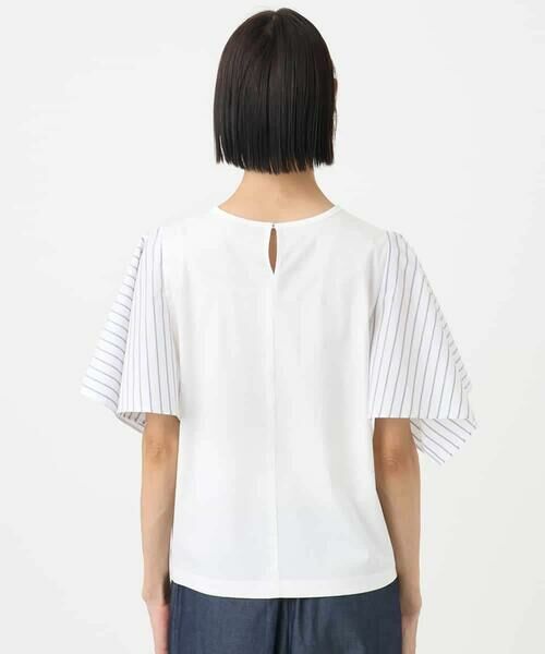 MICHEL KLEIN / ミッシェルクラン カットソー | [接触冷感]異素材スリーブカットソー | 詳細20