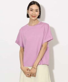 MICHEL KLEIN / ミッシェルクラン カットソー | [接触冷感]ロールアップスリーブカットソー