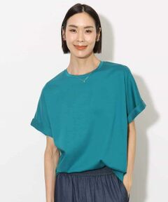 MICHEL KLEIN / ミッシェルクラン カットソー | [接触冷感]ロールアップスリーブカットソー