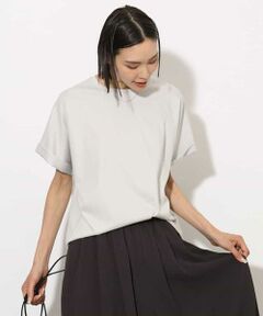 MICHEL KLEIN / ミッシェルクラン カットソー | [接触冷感]ロールアップスリーブカットソー