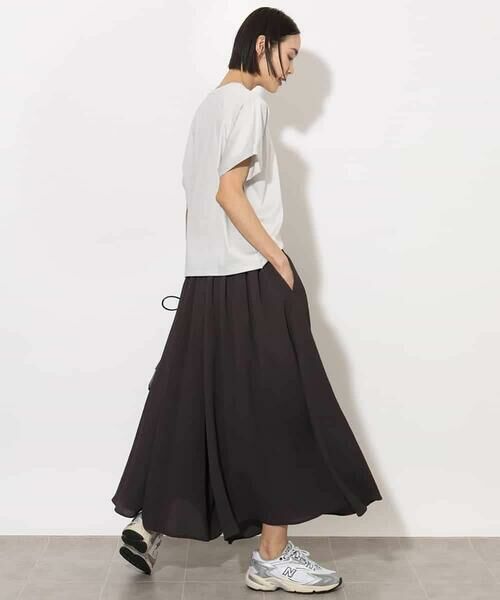 MICHEL KLEIN / ミッシェルクラン カットソー | [接触冷感]ロールアップスリーブカットソー | 詳細15