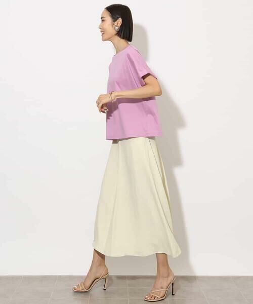 MICHEL KLEIN / ミッシェルクラン カットソー | [接触冷感]ロールアップスリーブカットソー | 詳細20