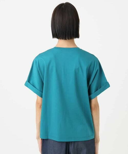 MICHEL KLEIN / ミッシェルクラン カットソー | [接触冷感]ロールアップスリーブカットソー | 詳細23