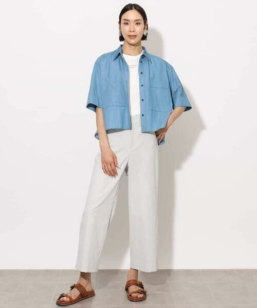 MICHEL KLEIN / ミッシェルクラン カットソー | ワンポイントロゴTシャツ | 詳細11