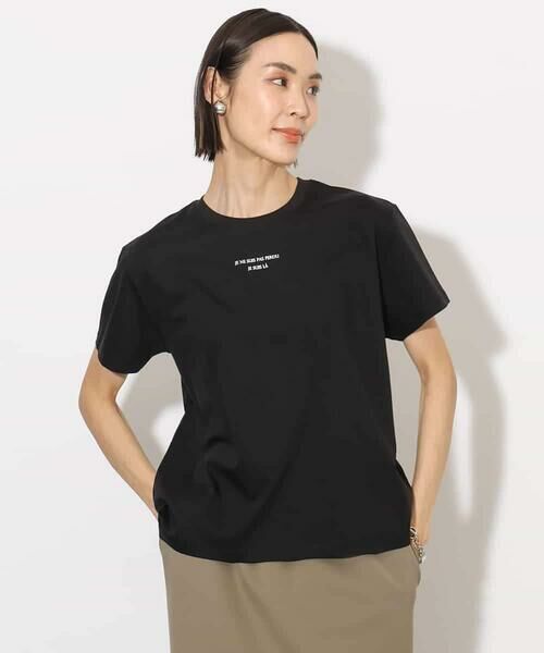 MICHEL KLEIN / ミッシェルクラン カットソー | ワンポイントロゴTシャツ | 詳細2