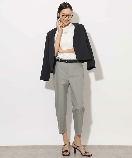 MICHEL KLEIN / ミッシェルクラン カットソー | ワンポイントロゴTシャツ | 詳細22