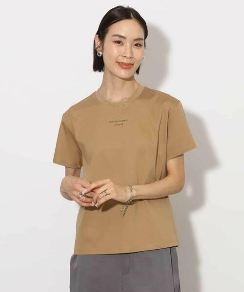 MICHEL KLEIN / ミッシェルクラン カットソー | ワンポイントロゴTシャツ | 詳細23