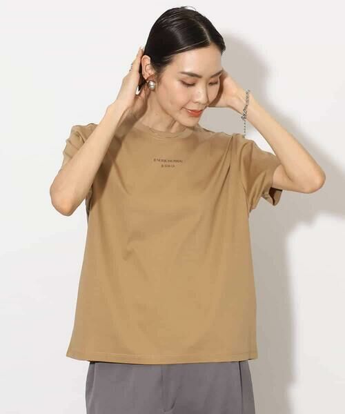 MICHEL KLEIN / ミッシェルクラン カットソー | ワンポイントロゴTシャツ | 詳細24