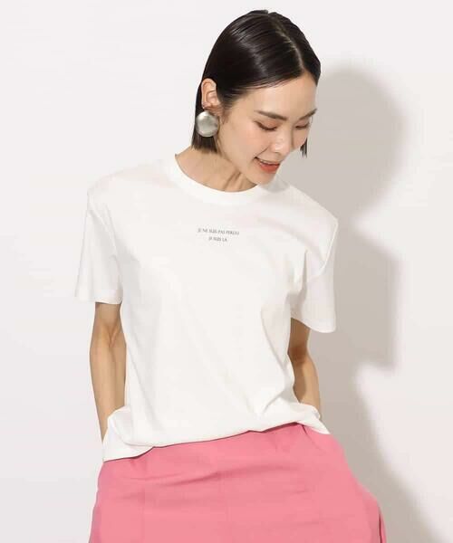 MICHEL KLEIN / ミッシェルクラン カットソー | ワンポイントロゴTシャツ | 詳細6