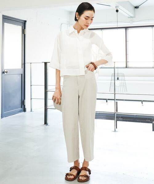 MICHEL KLEIN / ミッシェルクラン その他パンツ | [定番人気]ドライストレッチワイドパンツ | 詳細20