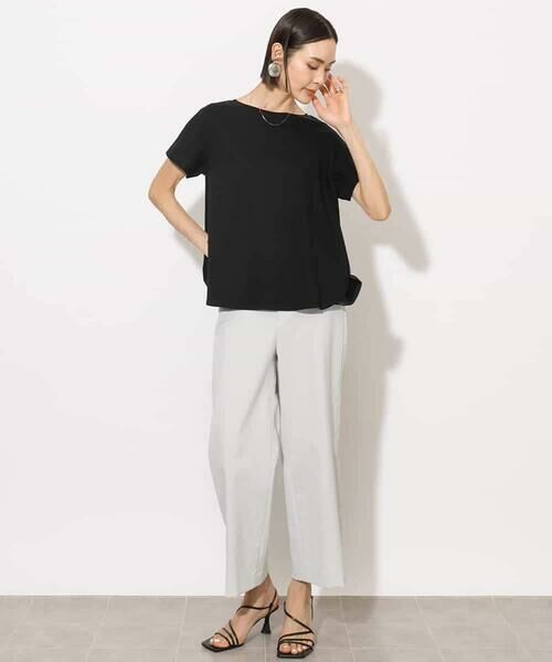 MICHEL KLEIN / ミッシェルクラン その他パンツ | [定番人気]ドライストレッチワイドパンツ | 詳細26