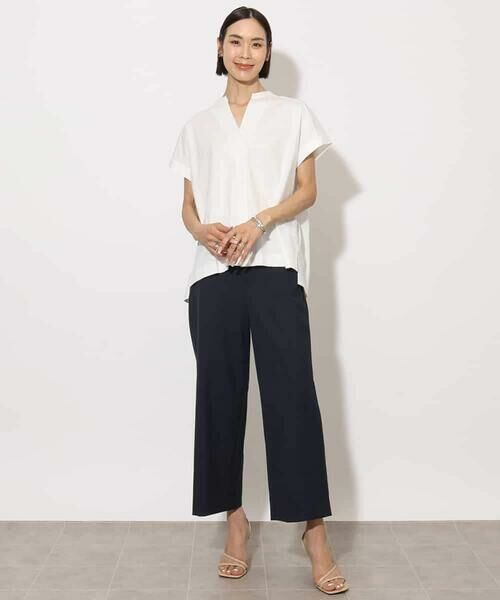 MICHEL KLEIN / ミッシェルクラン その他パンツ | [定番人気]ドライストレッチワイドパンツ | 詳細6