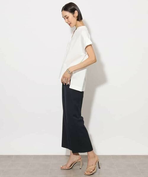 MICHEL KLEIN / ミッシェルクラン その他パンツ | [定番人気]ドライストレッチワイドパンツ | 詳細8