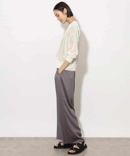 MICHEL KLEIN / ミッシェルクラン カーディガン・ボレロ | [ホールガーメント]メッシュカーディガン | 詳細10