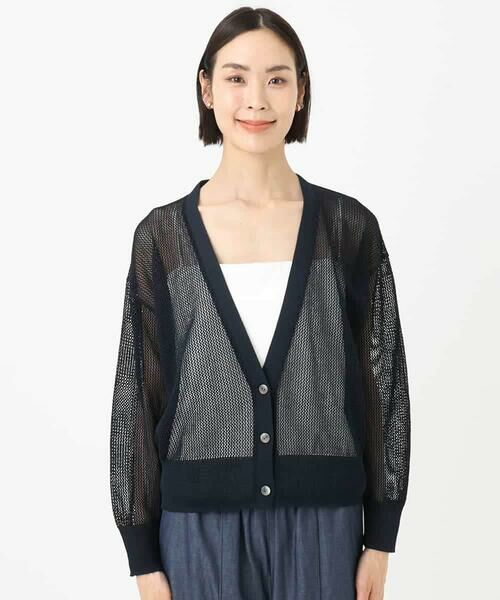 MICHEL KLEIN / ミッシェルクラン カーディガン・ボレロ | [ホールガーメント]メッシュカーディガン | 詳細20
