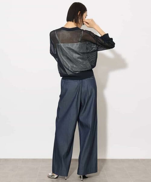 MICHEL KLEIN / ミッシェルクラン カーディガン・ボレロ | [ホールガーメント]メッシュカーディガン | 詳細6