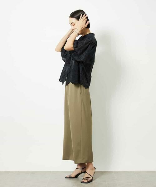 MICHEL KLEIN / ミッシェルクラン シャツ・ブラウス | ボーラーレースブラウス | 詳細1