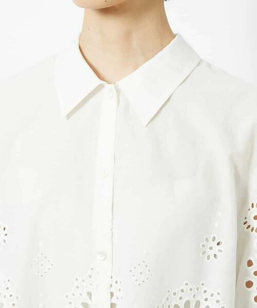 MICHEL KLEIN / ミッシェルクラン シャツ・ブラウス | ボーラーレースブラウス | 詳細14