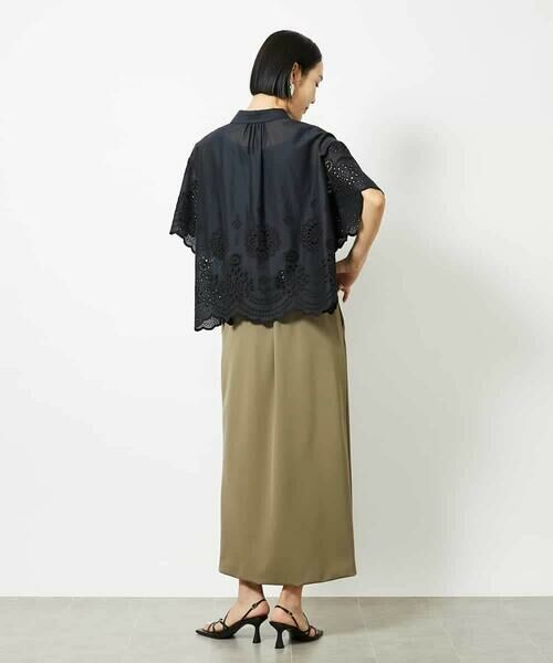 MICHEL KLEIN / ミッシェルクラン シャツ・ブラウス | ボーラーレースブラウス | 詳細2