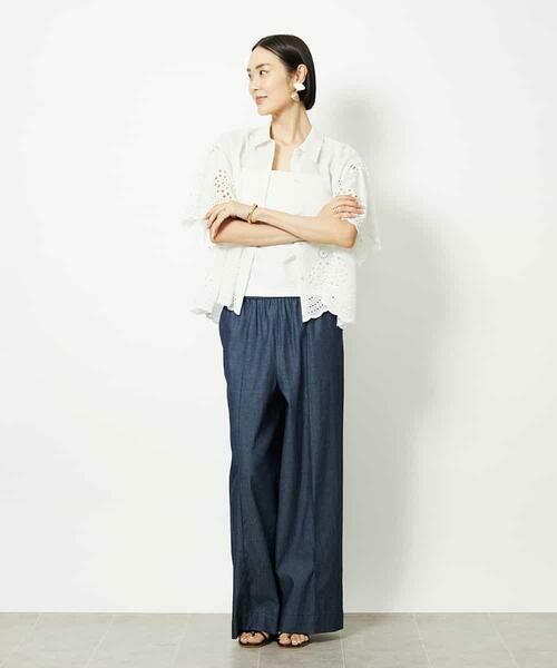 MICHEL KLEIN / ミッシェルクラン シャツ・ブラウス | ボーラーレースブラウス | 詳細24