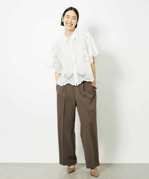 MICHEL KLEIN / ミッシェルクラン シャツ・ブラウス | ボーラーレースブラウス | 詳細27