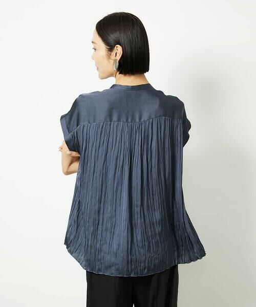 MICHEL KLEIN / ミッシェルクラン シャツ・ブラウス | ランダムプリーツブラウス | 詳細10