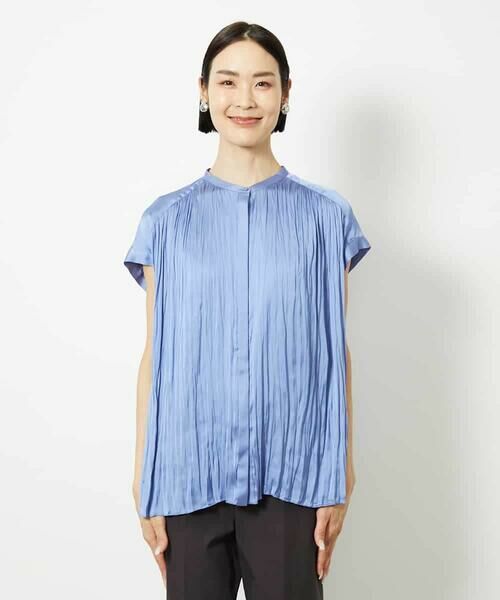 MICHEL KLEIN / ミッシェルクラン シャツ・ブラウス | ランダムプリーツブラウス | 詳細16