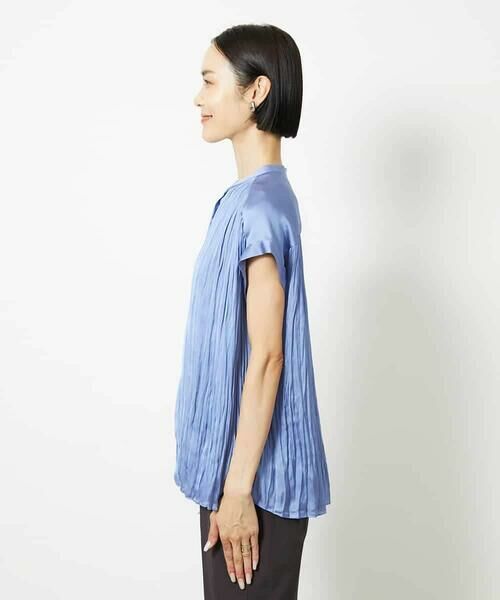 MICHEL KLEIN / ミッシェルクラン シャツ・ブラウス | ランダムプリーツブラウス | 詳細17