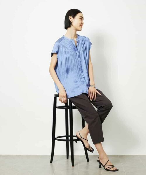 MICHEL KLEIN / ミッシェルクラン シャツ・ブラウス | ランダムプリーツブラウス | 詳細2