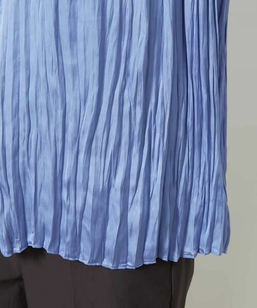 MICHEL KLEIN / ミッシェルクラン シャツ・ブラウス | ランダムプリーツブラウス | 詳細21