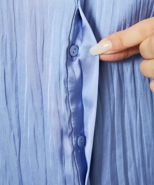 MICHEL KLEIN / ミッシェルクラン シャツ・ブラウス | ランダムプリーツブラウス | 詳細22