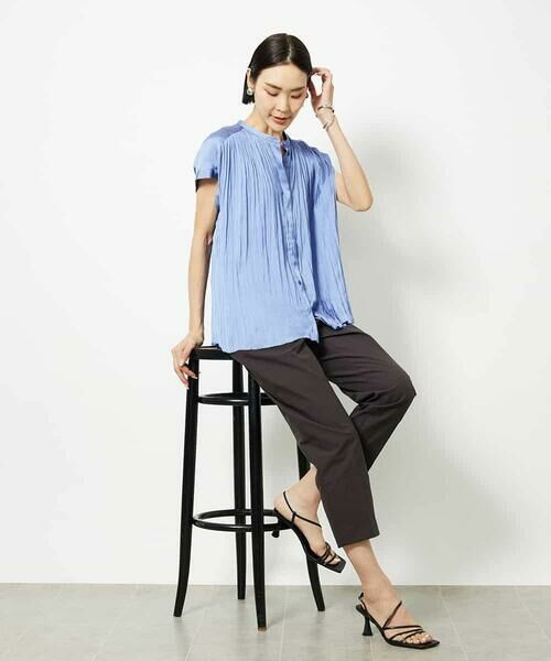 MICHEL KLEIN / ミッシェルクラン シャツ・ブラウス | ランダムプリーツブラウス | 詳細3