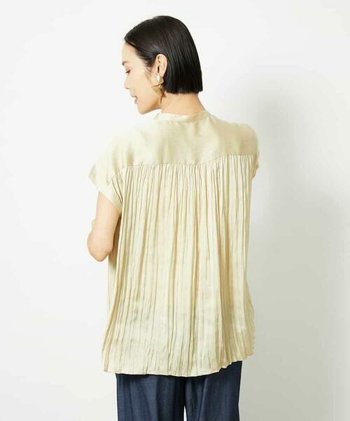 MICHEL KLEIN / ミッシェルクラン シャツ・ブラウス | ランダムプリーツブラウス | 詳細5