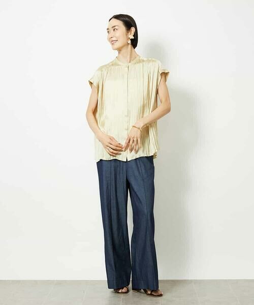 MICHEL KLEIN / ミッシェルクラン シャツ・ブラウス | ランダムプリーツブラウス | 詳細7