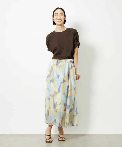 MICHEL KLEIN / ミッシェルクラン カットソー | [接触冷感]ギャザースリーブカットソー | 詳細18