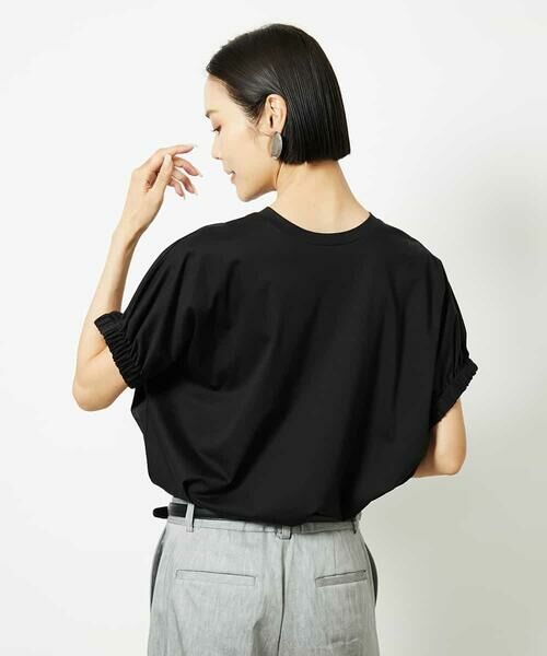 MICHEL KLEIN / ミッシェルクラン カットソー | [接触冷感]ギャザースリーブカットソー | 詳細24