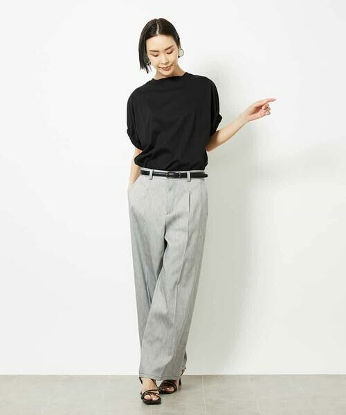 MICHEL KLEIN / ミッシェルクラン カットソー | [接触冷感]ギャザースリーブカットソー | 詳細29