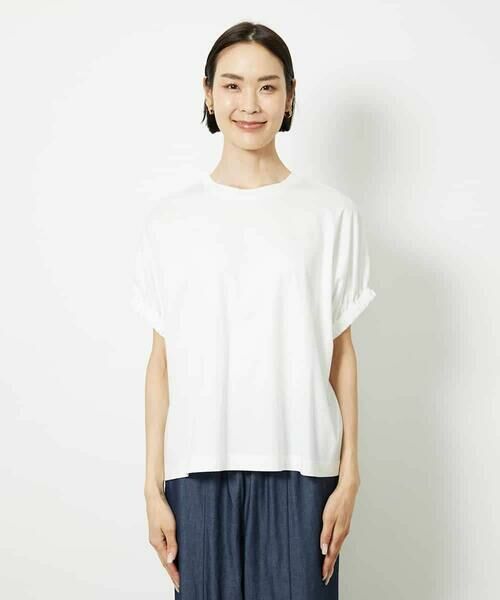 みき セール】 [接触冷感]ギャザースリーブカットソー （カットソー