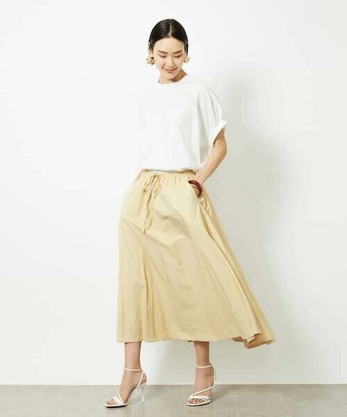 MICHEL KLEIN / ミッシェルクラン カットソー | [接触冷感]ギャザースリーブカットソー | 詳細6