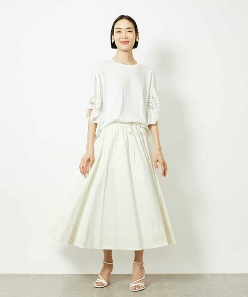 MICHEL KLEIN / ミッシェルクラン カットソー | ボーラーレーススリーブカットソー | 詳細10